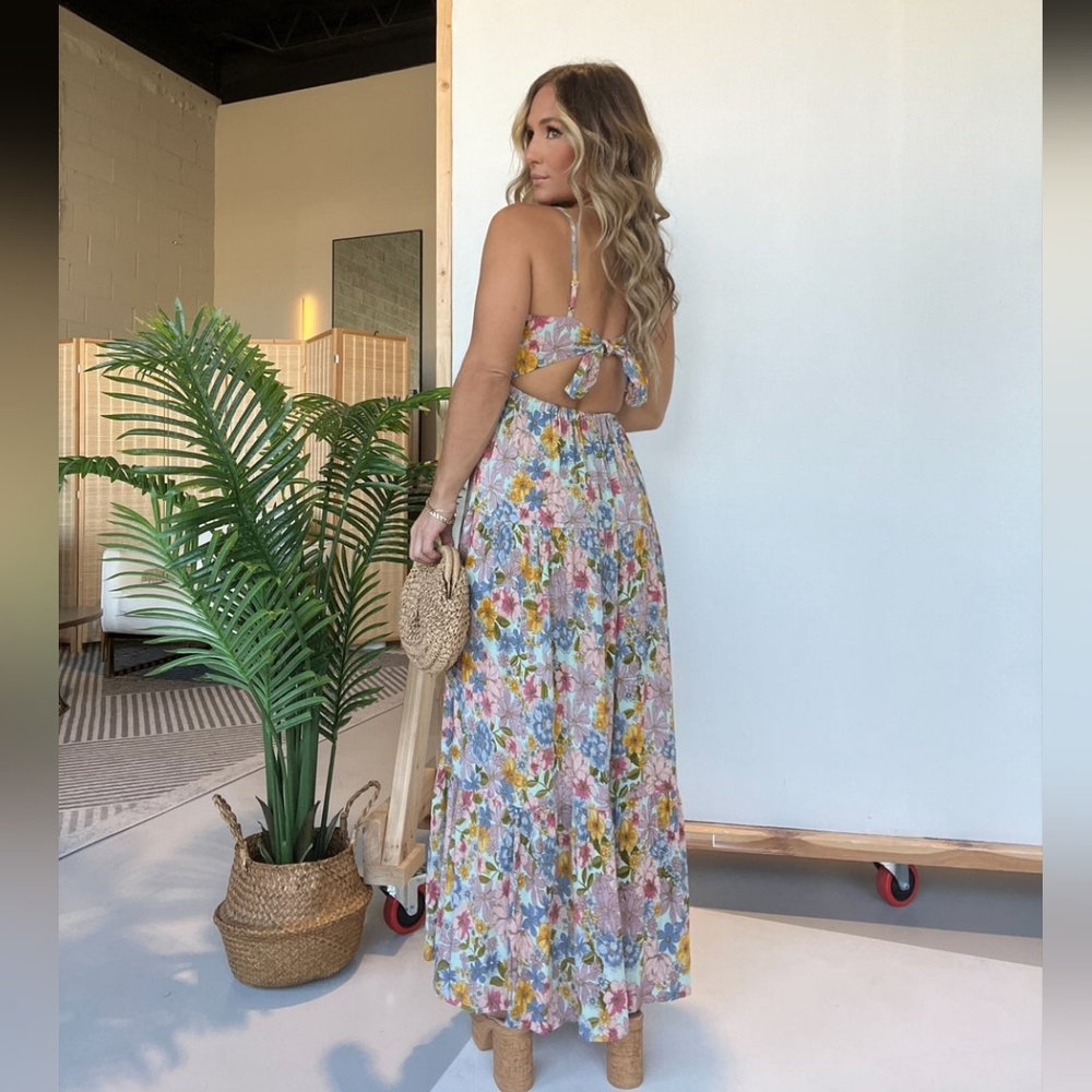 Angie Pastel Floral Dress